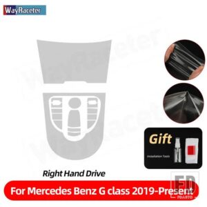 メルセデスベンツ 自己修復アンチスクラッチ TPU ビニールインテリアペイントフィルム G クラス W464 W463 G63 2019 + 2020 2022 2023 - RHD only console