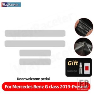 メルセデスベンツ 自己修復アンチスクラッチ TPU ビニールインテリアペイントフィルム G クラス W464 W463 G63 2019 + 2020 2022 2023 - Door pedal