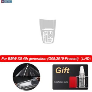 BMW インテリア中央コンソールギアダッシュボードナビゲーション画面フィルム X5 G05 2019-21 M50I M ビレット - Left Hand Drive 1