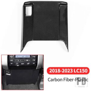 トヨタ ランドクルーザープラド 150 FJ150 アームレスト収納ボックス空調羽口アンチキックインテリアアクセサリー - Carbon Fiber Pattern