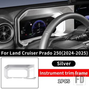 トヨタ ランドクルーザー 250 2024 2025 プラド LC250 1958 初版ダッシュボード装飾カバーインテリアアップグレードアクセサリー - Silver