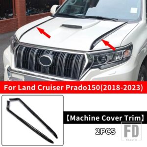 トヨタ ランドクルーザー 200 プラド 150 アクセサリーエンジン倉庫カバー装飾 LC200 FJ150 オフロードクールスタイル - LC150 2018-2023
