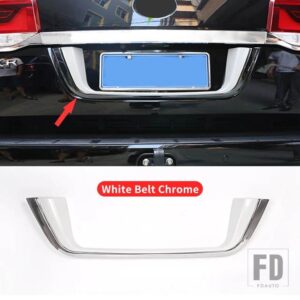 トヨタ ランドクルーザー 200 LC200 2008-2019-21 外装アクセサリーテールゲート U 字型装飾ストリップ VX GX - White Belt Chrome