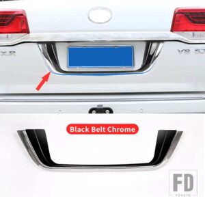 トヨタ ランドクルーザー 200 LC200 2008-2019-21 外装アクセサリーテールゲート U 字型装飾ストリップ VX GX - Black Belt Chrome