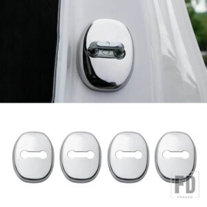 レクサス 570 LX570 LX450D 2008-2022 ステンレスドアロックカバーインテリアアクセサリー - Silver