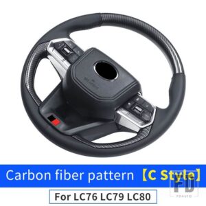 トヨタ ランドクルーザー 76 79 80 アップグレードステアリングホイールアセンブリ LC76 LC79 LC80 インテリアアクセサリー交換 - C Style