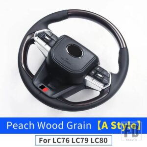 トヨタ ランドクルーザー 76 79 80 アップグレードステアリングホイールアセンブリ LC76 LC79 LC80 インテリアアクセサリー交換 - A style