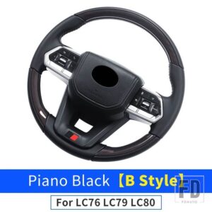 トヨタ ランドクルーザー 76 79 80 アップグレードステアリングホイールアセンブリ LC76 LC79 LC80 インテリアアクセサリー交換 - B style