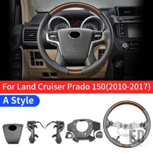 トヨタ ランドクルーザープラド 150 2010-2021-23 ステアリングホイール交換 LC150 アップグレードハイエンドアクセサリー - 2010-2017 A Style