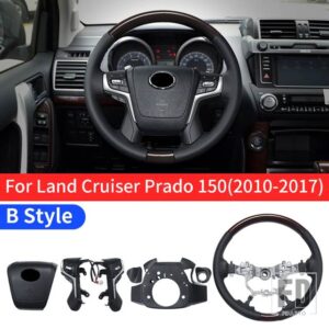 トヨタ ランドクルーザープラド 150 2010-2021-23 ステアリングホイール交換 LC150 アップグレードハイエンドアクセサリー - 2010-2017 B Style