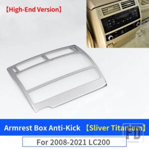 トヨタ ランドクルーザー 200 アームレスト収納ボックスアクセサリー LC200 ステンレスインテリア空調コンセント