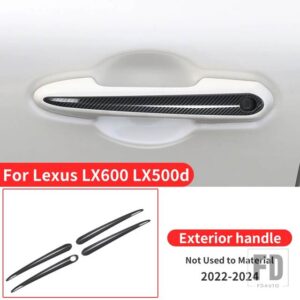 レクサス LX600 LX500D 2022 2023 2024 スタイリングアップグレード装飾クロームドアハンドルステンレスアクセサリー - Handle