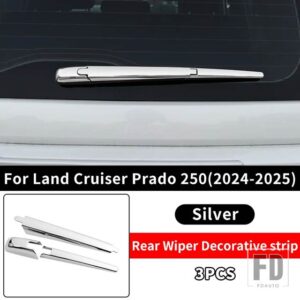 トヨタ ランドクルーザー 250 2024 2025 プラド LC250 1958 初版 FJ250 リアワイパーモールディング外装アップグレードアクセサリー - Silver
