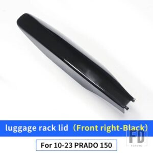 トヨタ ランドクルーザープラド 150 2010-2023 2022 外装アクセサリールーフラックカバー LC150 FJ150 キャリア交換部品 - Front right-Black