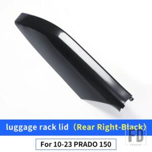 トヨタ ランドクルーザープラド 150 2010-2023 2022 外装アクセサリールーフラックカバー LC150 FJ150 キャリア交換部品 - Rear Right-Black