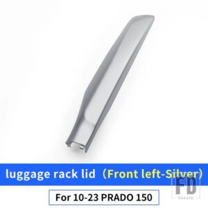 トヨタ ランドクルーザープラド 150 2010-2023 2022 外装アクセサリールーフラックカバー LC150 FJ150 キャリア交換部品 - Front left-Silver