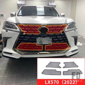 レクサス ステンレスフロントグリル蚊のイントルーダー防ぐ LX570 LX 570 2008-2022 アップグレード外装アクセサリー - LX 2022