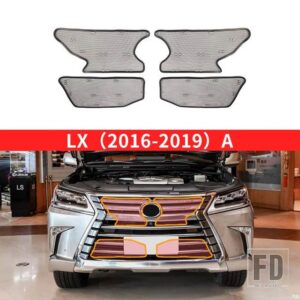 レクサス ステンレスフロントグリル蚊のイントルーダー防ぐ LX570 LX 570 2008-2022 アップグレード外装アクセサリー - LX 2016-2019A