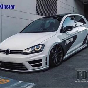 VW KK APR ステッカー RLINE GOLF6 GOLF7 MK6 MK7 CC SAGITAR BORA PASSAT SCIROCCO GTI - Black