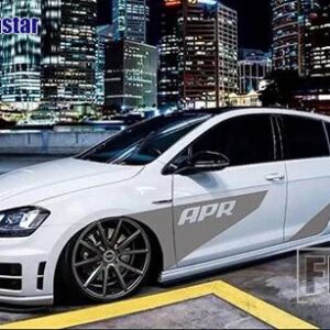 VW KK APR ステッカー RLINE GOLF6 GOLF7 MK6 MK7 CC SAGITAR BORA PASSAT SCIROCCO GTI - Silver