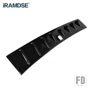三菱 ルーフスポイラー ランサー EX 2009 10 11 12 13 14 15 16 ABS プラスチックテール翼リアウィンドウアクセサリー - Glossy Black