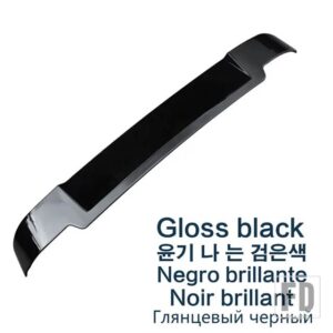ランドローバー ルーフスポイラーカーボン表面リアトランクウイング ABS 材料テールスポイラーディフェンダー 90 110 2020-24 - Gloss black