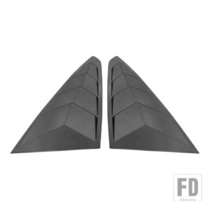 クォーターサイドウィンドウルーバーモリスガレージ MG 7 スクープカバーベントカーボン表面スポイラー 2023 2024 装飾アクセサリー - Glossy Black