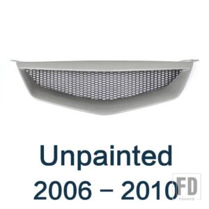 マツダ レーシンググリルバンパーカーボン表面メッシュフロントグリルリペアアクセサリー第一世代 6 2003-2012 - Unpainted 06-10