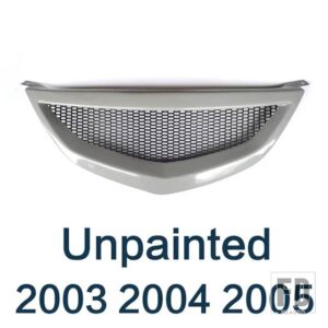 マツダ レーシンググリルバンパーカーボン表面メッシュフロントグリルリペアアクセサリー第一世代 6 2003-2012 - Unpainted 03-05