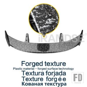レクサス トランクスポイラー CT200H カーボン表面リアトランクウイングタイプ TE ABS 材料リペアアクセサリー - Forged texture