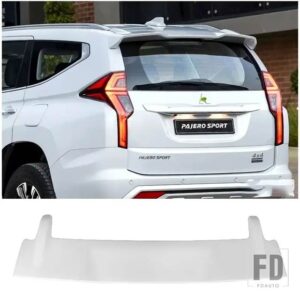 三菱 MONTERO スポイラー パジェロスポーツテールフィン 2016 2020 ホワイトリアウイング ABS プラスチックアクセサリー - Type Z Pearl White