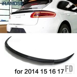 ポルシェ テールフィン マカン スポイラー 2014 - 2023 カーボン表面リアウイングアクセサリー スタイル変える - 14-17 Carbon Paint