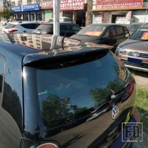 VW 光沢ブラックスポイラー ポロ 2006 07 08 09 リアトランクウイングダックテールリップ - Gloss black
