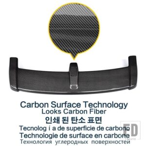 ホンダ CRV スポイラー 2007 - 2011 リアトランクリッドスポイラー ABS 材料 CR-V リアウイングスポイラー自動車装飾色 - Carbon Surface