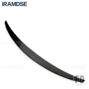 黒スポイラーベンツ W222 テールフィン Sクラス S320 400 500 600 リアウイング 2013 2020 ABS プラスチックアクセサリー - Carbon Paint