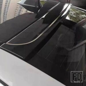 BMW G30 スポイラー F10 5シリーズカーボン表面スポイラー 2011-2017 2018-2022 年リアトランクルーフウイングアクセサリー - F10 Glossy Black
