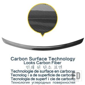 カーボン表面スポイラーベンツ CLS W257 2018 19 20 21 22 ABS プラスチック CLS350 300 260 リアダックテールウイングトランクアクセサリー - Carbon Surface