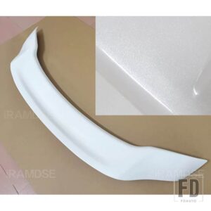 トヨタ リアウイング マーク X スポイラーレイツテールフィン 38596 カーボンペイントアクセサリー - Pearl White