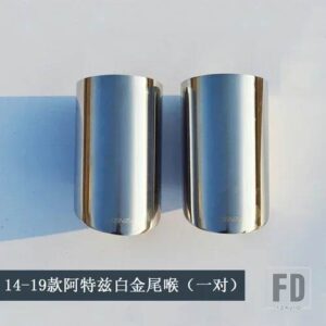 マツダ テールセクション排気 6 アテンザ 2014 15 16 17 18 19 20 21 ステンレスパイプカバー装飾スリーブ - 14-19 luster 2pcs