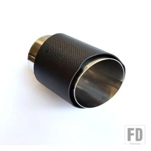 マツダ テールセクション排気 6 アテンザ 2014 15 16 17 18 19 20 21 ステンレスパイプカバー装飾スリーブ - 20-21 carbon 1pcs