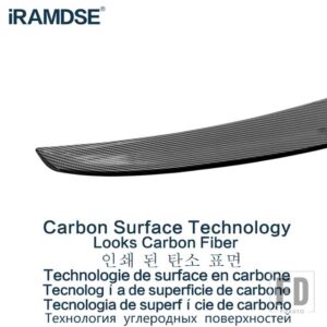 BMW カーボンペイントスポイラー 2シリーズ F44 リアダックテールウイング 2021 2022 年セダントランク M4 スタイル ABS アクセサリー - Carbon Surface