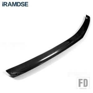 W212 スポイラー用ベンツ Eクラスリアウイング E260 E300 テールフィンカーボンペイントアクセサリー - Glossy Black