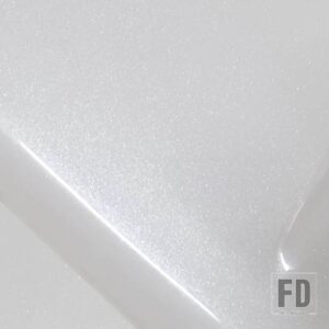 フォード ブラックスポイラークーガエスケープテールフィン 2013-2017 カーボンペイント車リアウイング - Pearl White