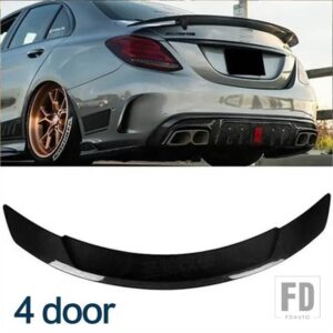メルセデスベンツ カーボンスポイラー W205 C260 C43 C63 クーペ AMG リアダックテールウィング Cクラス 4 2 ドアトランクアクセサリー - 4 door RT