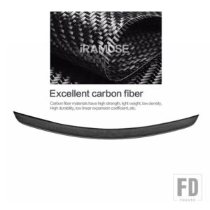 カーボンスポイラーベンツ W209 テールフィン CLK200 280 350 55 63 黒リアウイングアクセサリー - Real Carbon Fiber