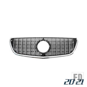 レーシンググリルフロントバンパーグリルメッシュベンツヴィト W447 2020 2021 - Type B Silver