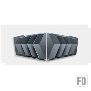 マツダ 窓ルーバー 6 アテンザ 2020 21 サイドベントトリムグロスブラックリアウィンドウシャッターカバートリムアクセサリー - matt black