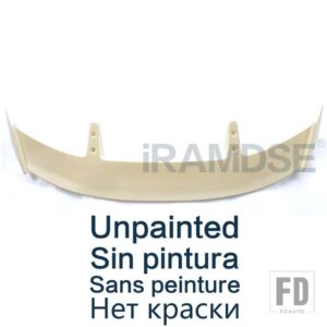 VW のスポイラー ABS 材料リアトランクルーフスポイラーゴルフ 7 MK7 - Unpainted
