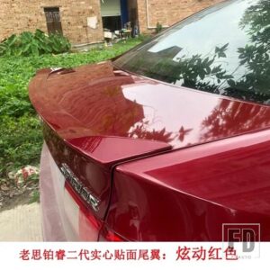 ホンダ リアトランクスポイラーカーボン表面 ABS 材料ウイングダックテールスポイラー アコードユーロ 2009 - 2013 - Red