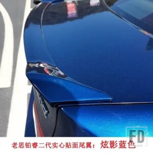 ホンダ リアトランクスポイラーカーボン表面 ABS 材料ウイングダックテールスポイラー アコードユーロ 2009 - 2013 - Blue